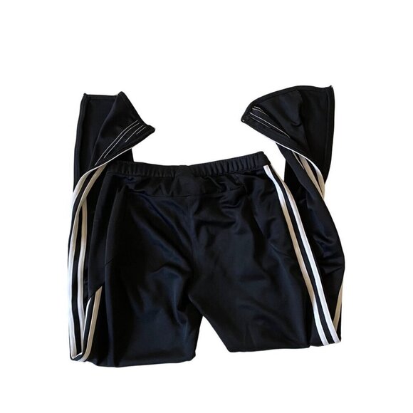 Adidas Soccer Track Warm Up Pants Ankle Zip Black Size Small - Picture 5 of 6